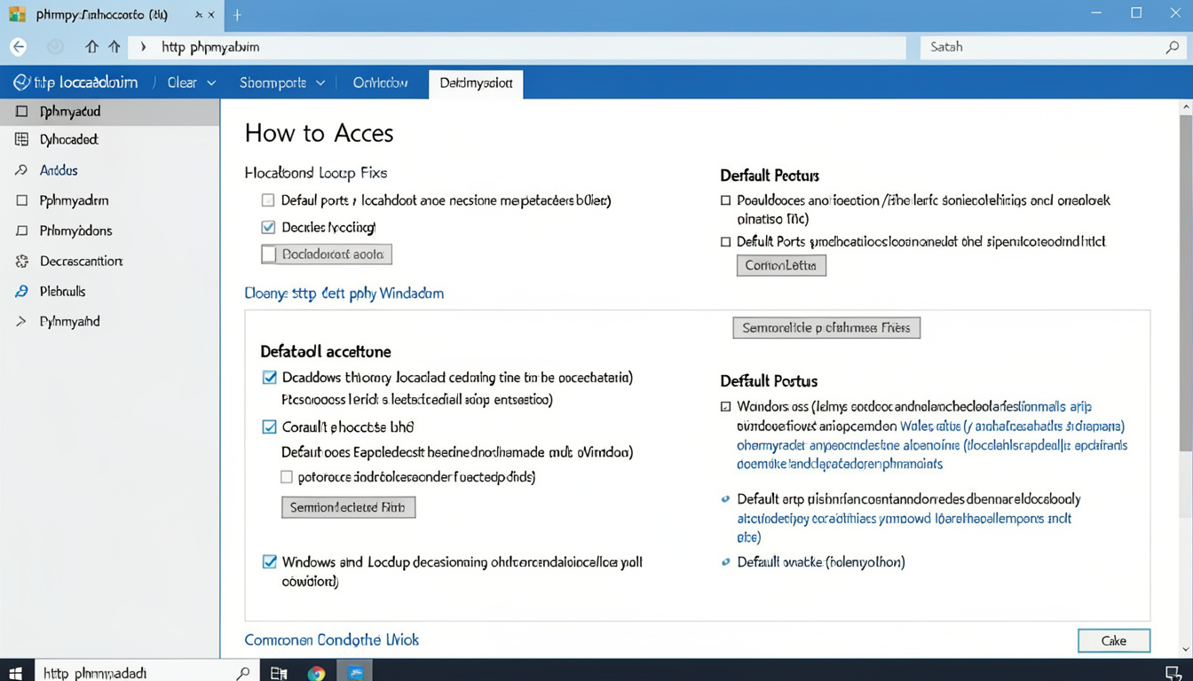 http localhost phpmyadmin