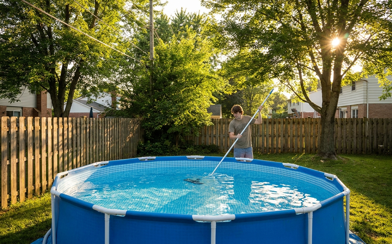 Above-Ground Pools Collect Dirt Differently — Here Is How to Deal With It